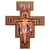 Krzyż Franciszkański (San Damiano) na ścianę 140 cm / Na zamówienie